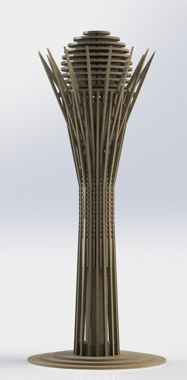 激光下料拼图大厦SOLIDWORKS 2013